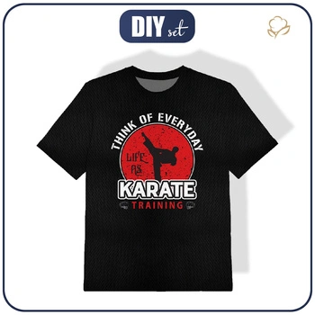 T-SHIRT SPORTOWY DZIECIĘCY - KARATE TRAINING - zestaw do uszycia