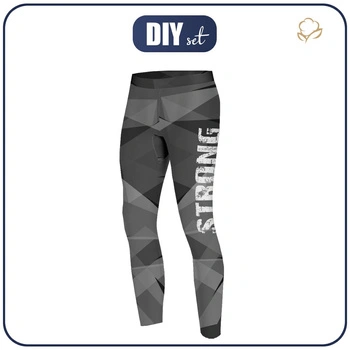 THERMO LEGGINSY MĘSKIE (JACK) - STRONG  - zestaw do uszycia M
