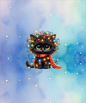 Christmas animal wz. 7 - panel (60cm x 50cm)