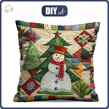 PODUSZKA 45X45 - BATIK 6 - panel przód + tył