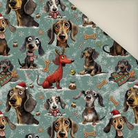 DOGS WZ. 3 / CHRISTMAS - Welur tapicerski