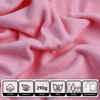 Dzianina swetrowa szmerglowana - RÓŻOWY (PINK)