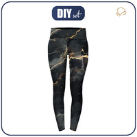 THERMO LEGGINSY DAMSKIE (GRETA) - alcohol ink wz.13 - zestaw do uszycia