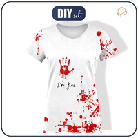 T-SHIRT DAMSKI - I'M FINE - single jersey