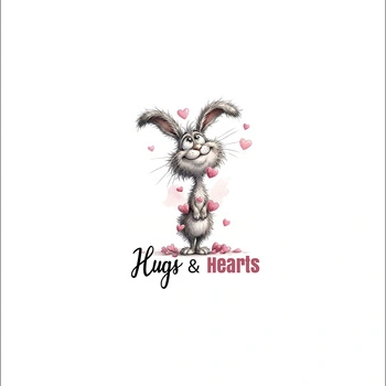 CUTE BUNNY - PANEL (60cm x 50cm)