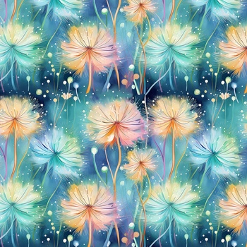 PASTEL FLOWERS WZ.10 - Thermo lycra