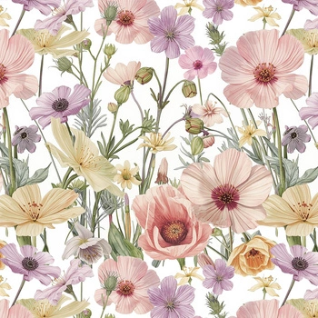 PASTEL FLOWERS WZ. 32