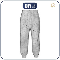 JOGGERY DAMSKIE (NOEMI) - BETON - zestaw do uszycia