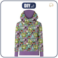 BLUZA Z KAPTUREM UNISEX (HYDRA) - ZOMBIE - zestaw do uszycia (98/104)