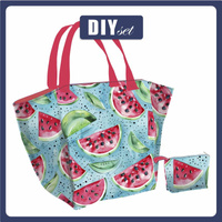 Torba XL z saszetką 2 w 1 - Tutti Frutti wz.4 - zestaw do uszycia