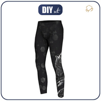 THERMO LEGGINSY MĘSKIE (JACK) - WILK POLARNY - zestaw do uszycia