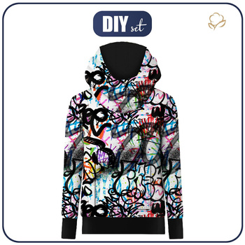 UNISEX HYDROFOBNÍ MIKINA UNISEX - STREET ART Vz. 4 - Sada šití