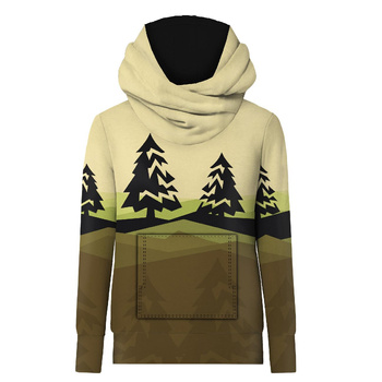 HYDROFOBNÍ MIKINA UNISEX - LESNÍ STEZKA - Sada šití