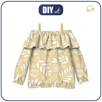 Bardot halenka (VIKI) - FOLK VZ. 4 - Sada šití