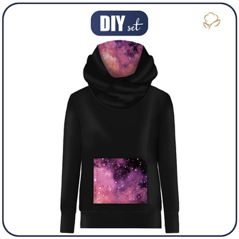 UNISEX HYDROFOBNÍ MIKINA UNISEX - GALAXY - Sada šití