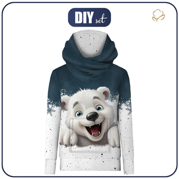 UNISEX HYDROFOBNÍ MIKINA UNISEX - HAPPY BEAR - Sada šití