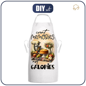 Zástěra - CALORIES - Sada šití
