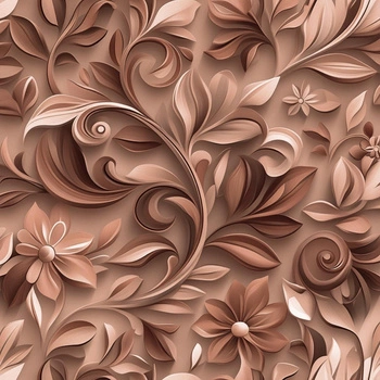 FLOWERS WZ.2/ Mocha Mousse