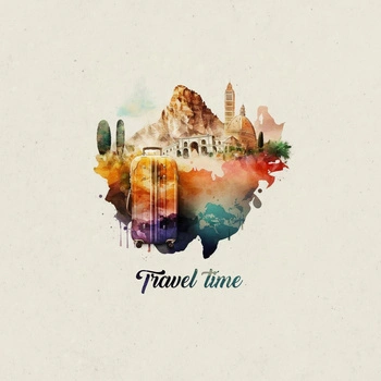TRAVEL TIME VZ. 1 - panel (60cm x 50cm)
