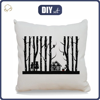 POLŠTÁŘ 45x45 - Jaś a Małgosia - Sada šití