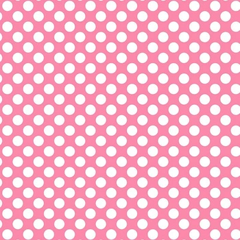 BÍLÉ PUNTÍKY/růžový
