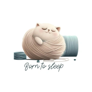 SLEEPING CAT - Panel (75cm x 80cm)
