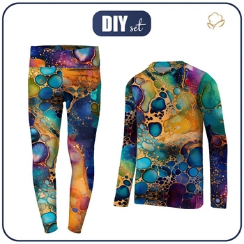 Thermo dívčí sada (NANCY) - alcohol ink wz.12 - Sada šití 104