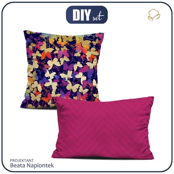 OZDOBNÉ POLŠTÁŘE - MOTÝLCI / barevná