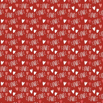 LOVE  VZ. 2 / červený (ZAMILOVANÍ PTÁCI)
