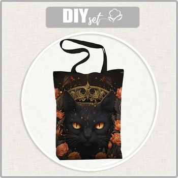 SHOPPER KABELKA - GOTHIC CAT - Sada šití