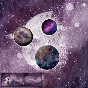PLANETY (GALAXY) - PANORAMICKÝ PANEL 60 cm