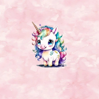 CUTE UNICORN VZ. 1 - panel (60cm x 50cm)
