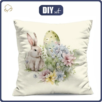 POLŠTÁŘ 45x45 - BUNNY EASTER VZ. 1 - přední + zadní strana