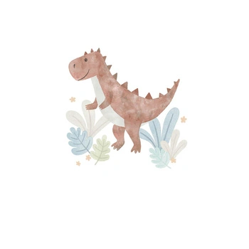 GEMALTER TYRANNOSAURUS - Paneel (60cm x 50cm)