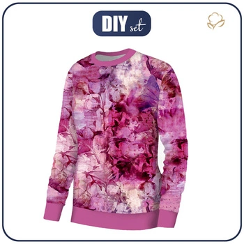 BASIC DAMEN SWEATSHIRT (HANA) - PINK PARADISE M. 3 - Sommersweat - XS