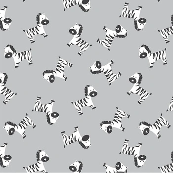 KLEINE ZEBRAS (TIERGARTEN) / grau
