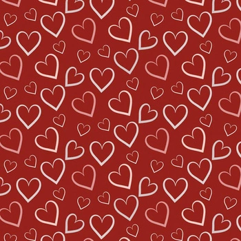 HERZEN (KONTUR) / rot (VALENTINES HERZEN)