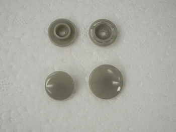 DRUCKKNÖPFE KAM 14mm - HELL GRAU 10 set