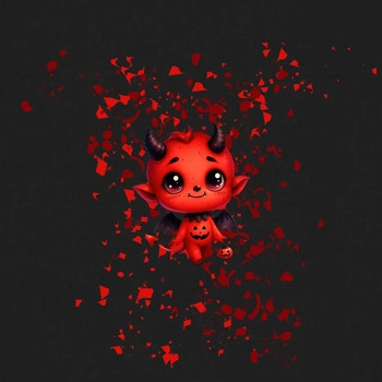 DEVIL CUTE HALLOWEEN WZ. 2 - Paneel (60cm x 50cm)