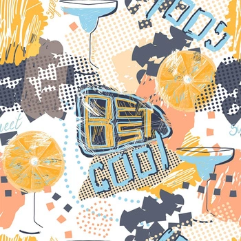 GRAFFITI ORANGEN / weiß