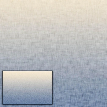 OMBRE / ACID WASH - blau (vanille) - panoramisches Paneel (110cm x 165cm)