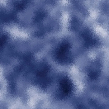 FROST m. 3 / blau (AUF GLAS GEMALT)
