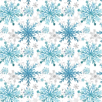 BLAUE SCHNEEFLOCKEN M. 2