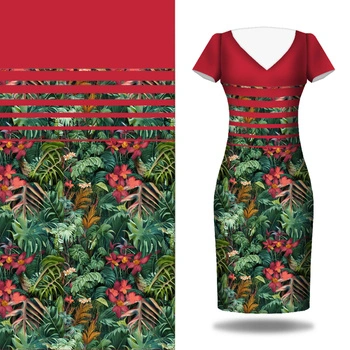 WILD JUNGLE ms. 1/ MONSTERA  - Kleid-Panel