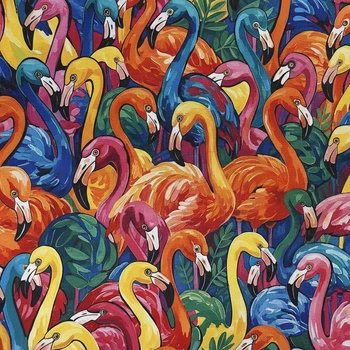ABSTRACTION WZ.34 (FLAMINGOS)