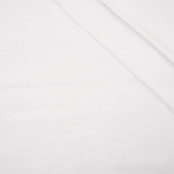STÜCK - WEISS -  Wintersweat angeraut mit Elastan 290g
