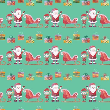 WEIHNACHTSMANN UND SCHLITTEN (WEIHNACHTSFREUNDE)