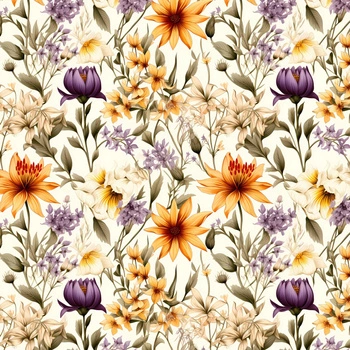 FLOWERS wz.5/ VIOLETTE (PLUM)