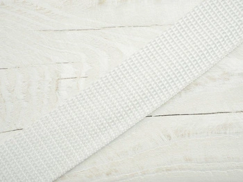 Gurtband 25mm - weiß