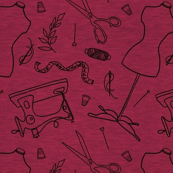 KONTURSCHNEIDEREI  / viva magenta